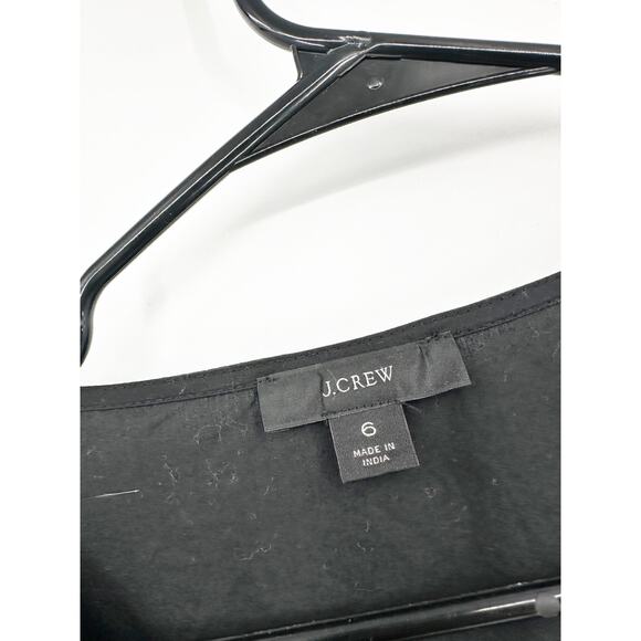 J Crew V-neck Cotton Poplin Mini Dress BK961 Size 6 - Picture 5 of 5